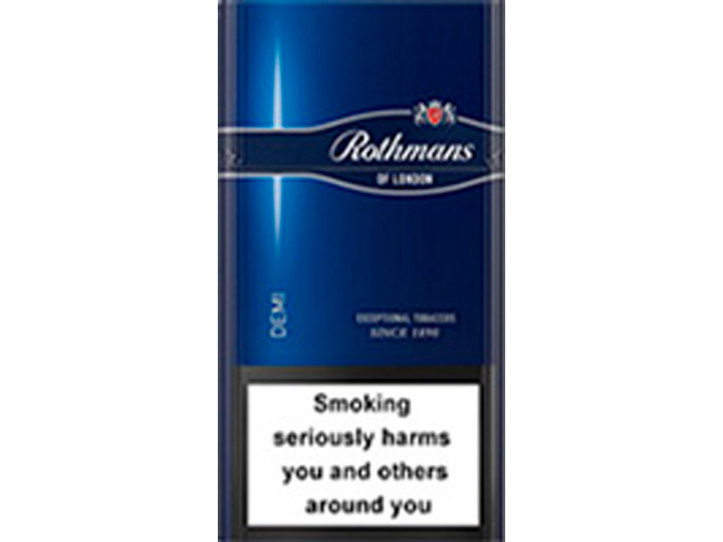 Rothmans Blue duty-free carton